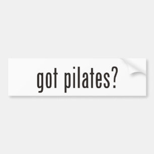 got pilates? bumper sticker