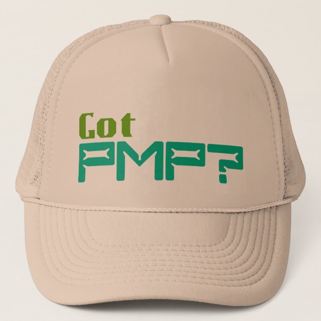 Got PMP Hat for Certified Project Managers (Front)