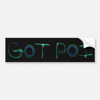 got poi bumper sticker LED