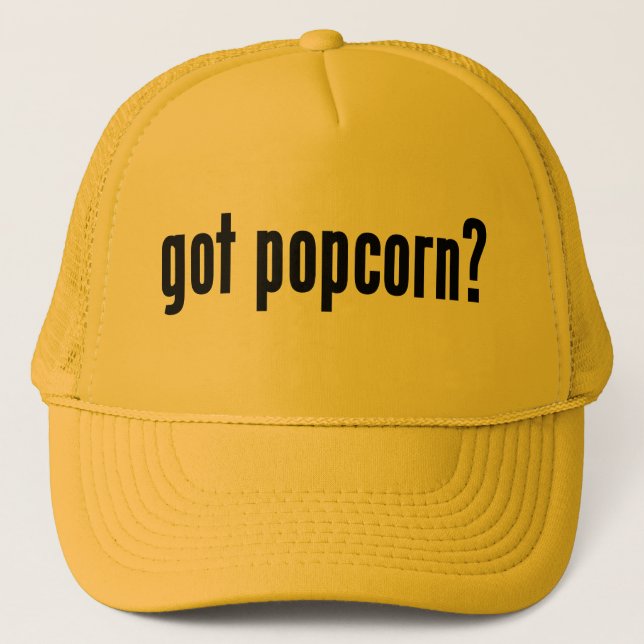 got popcorn? trucker hat (Front)