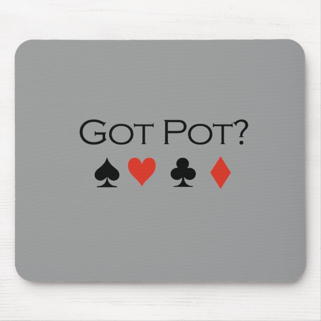 Got pot T-shirt Mouse Mat (Front)