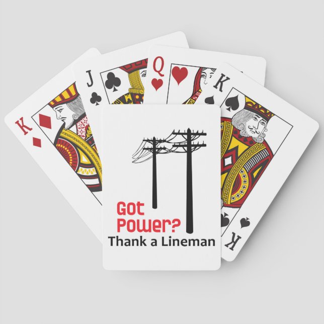Got Power Playing Cards (Back)
