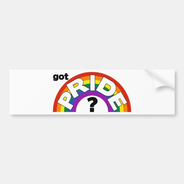 Got Pride Bumper Sticker (Front)