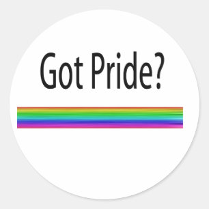 Got Pride? Classic Round Sticker