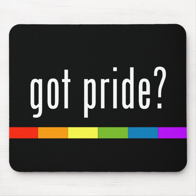 Got Pride: Gay Pride Mouse Mat (Front)