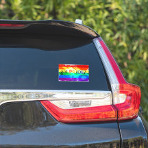 Got Pride LGBT Flag Oval  Window Decal