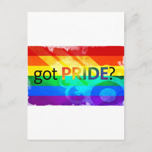 Got Pride LGBT Flag Postcard