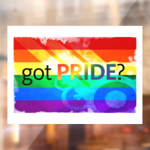 Got Pride LGBTQ Flag  Window Cling