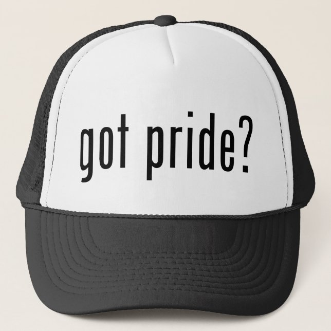 got pride? trucker hat (Front)