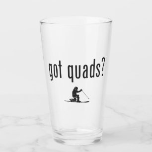 Got Quads Telemark Skiing Glass