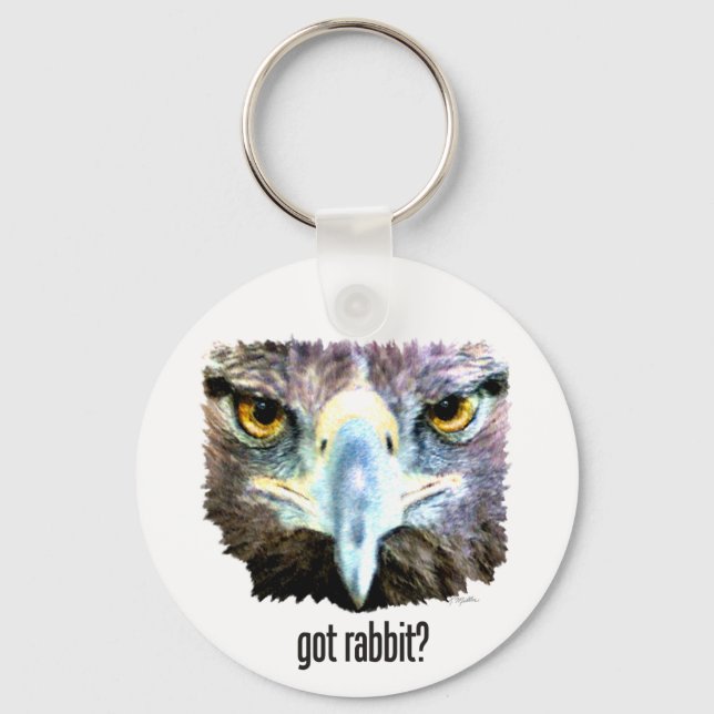 Got Rabbit? Key Ring (Front)