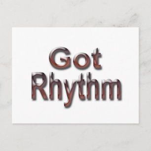 Got Rhythm2 Postcard