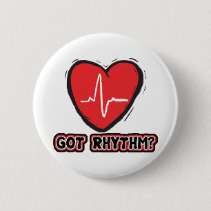 Got Rhythm 6 Cm Round Badge
