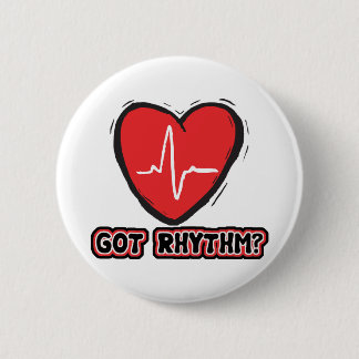 Got Rhythm 6 Cm Round Badge