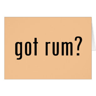 got rum?