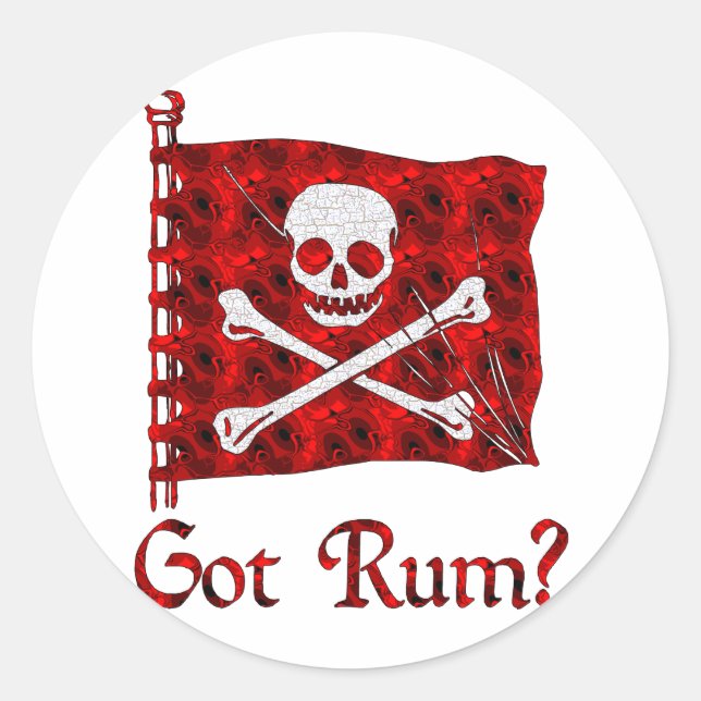 Got Rum? Classic Round Sticker (Front)