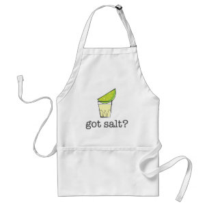 Got Salt? Tequila Shot with Lime Standard Apron