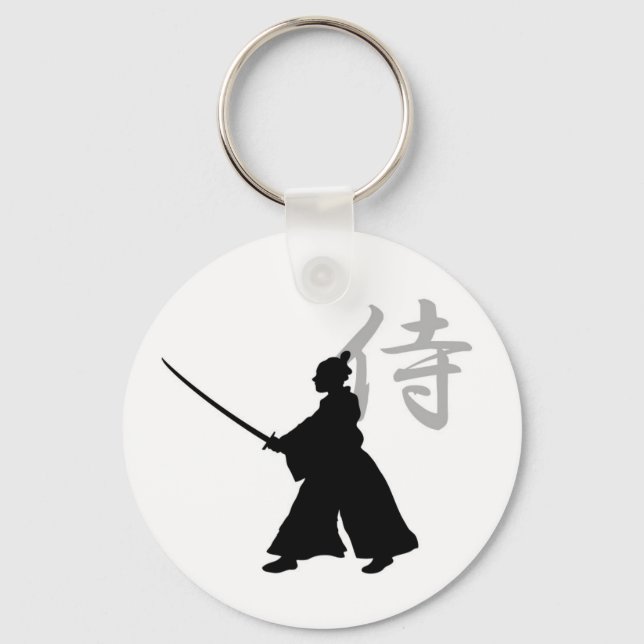 Got Samurai? keyboard Key Ring (Front)