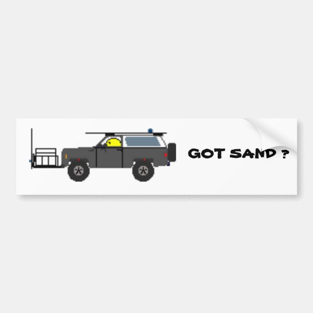 GOT SAND ? BUMPER STICKER (Front)