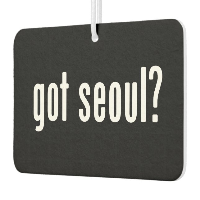 got seoul? air freshener (Left)