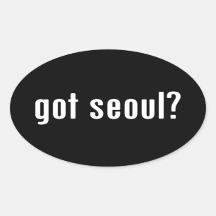 got seoul? oval sticker