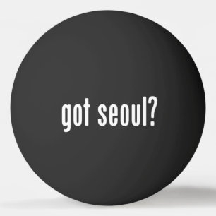got seoul? ping pong ball