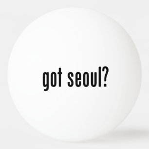 got seoul? ping pong ball