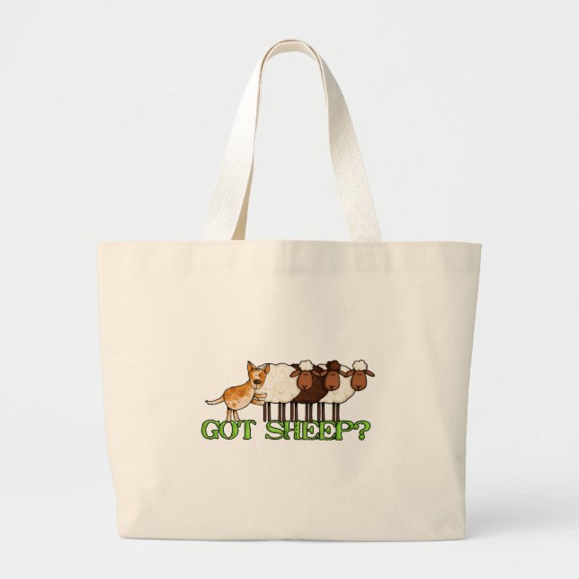 got sheep large tote bag (Front)