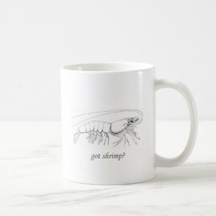 "got shrimp" logo coffee mug