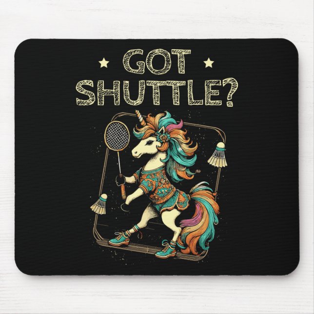 Got Shuttle Badminton Player Shuttle Racket 2  Mouse Mat (Front)