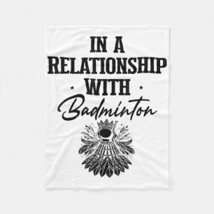 Got Shuttle Badminton Player Shuttle Racket Fleece Blanket