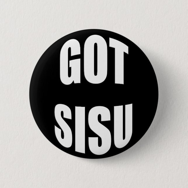 Got SISU Yooper 6 Cm Round Badge (Front)