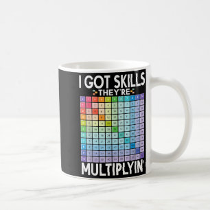Got Skills Multiplying Funny Math Teacher Students Coffee Mug