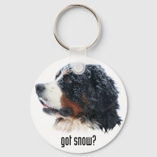 got snow? Bernese Mountain Dog Key Ring