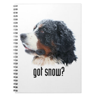 got snow? Bernese Mountain Dog Notebook