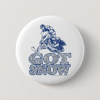 Got-Snow-Distressed-GreyBlu 6 Cm Round Badge