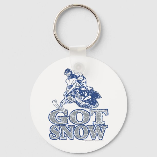 Got-Snow-Distressed-GreyBlu Key Ring (Front)
