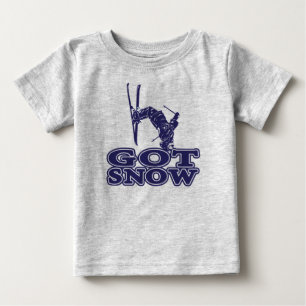 Got Snow Snow Skier Baby T-Shirt