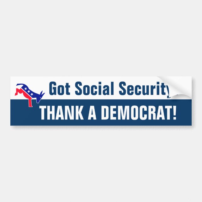 Got Social Security? Bumper Sticker (Front)