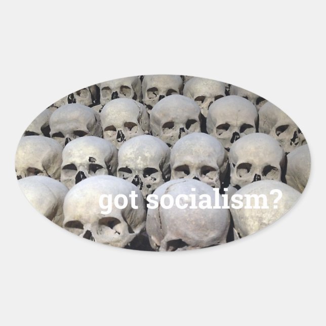 got socialism? oval sticker (Front)