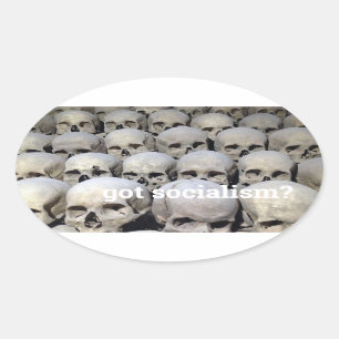 got socialism? oval sticker