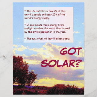 GOT SOLAR? flyer