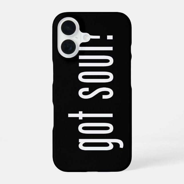 got soul? iPhone 16 case (Back)
