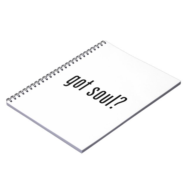got soul? notebook (Left Side)