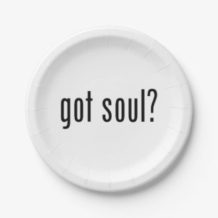 got soul? paper plate
