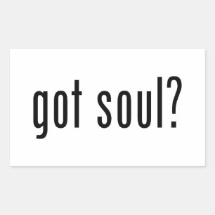 got soul? rectangular sticker