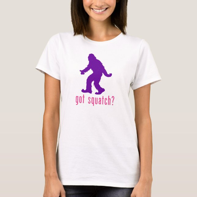 Got Squatch? Purple T-Shirt (Front)