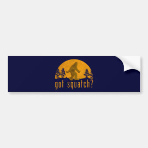 Got Squatch? Vintage Bumper Sticker