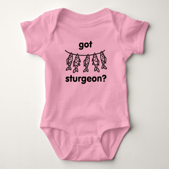 got sturgeon baby bodysuit (Front)