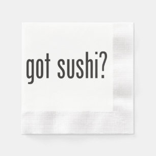 got sushi napkin